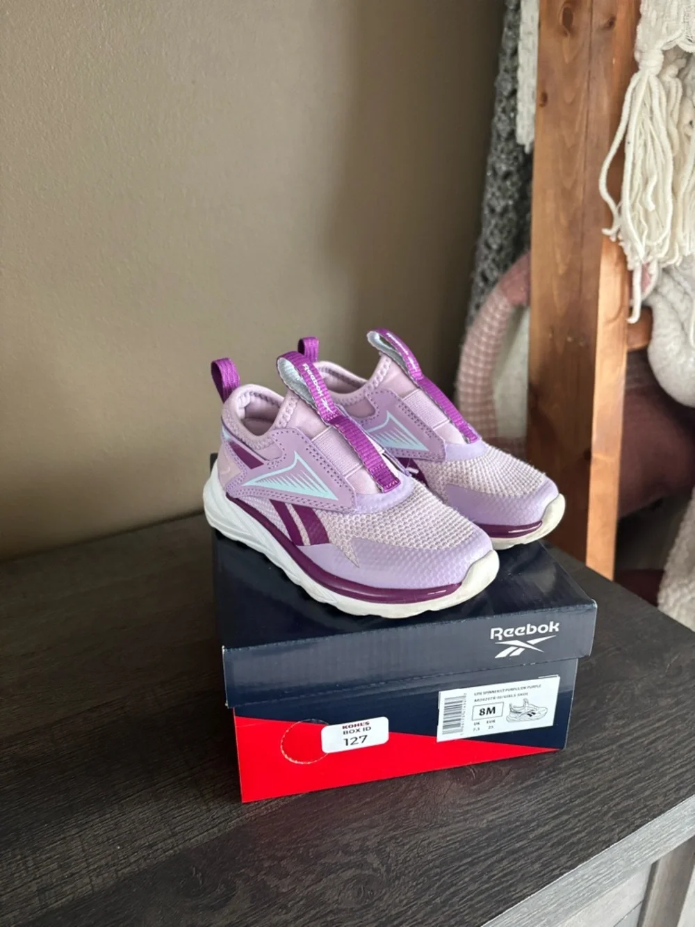 Reebok Kids Sneakers in Lavender and Purple
